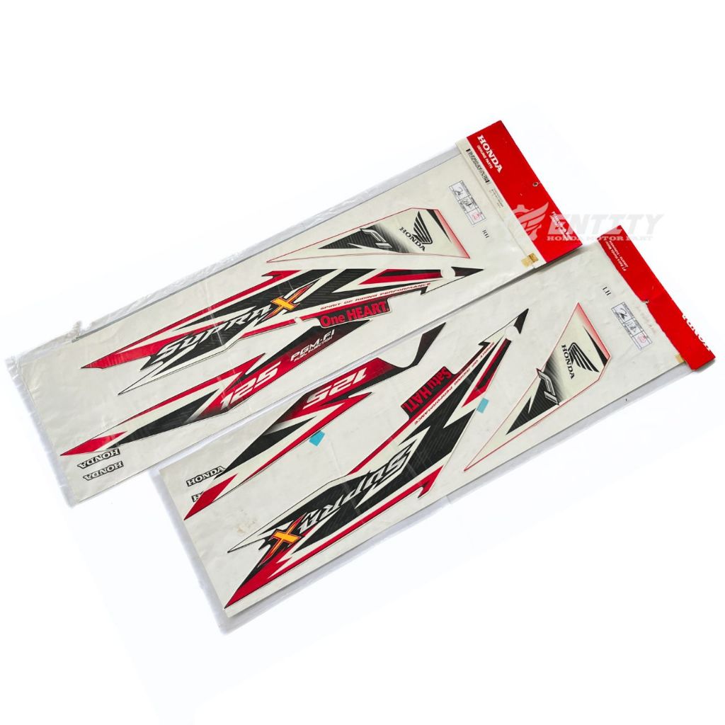 Striping Honda New Supra X 125 FI 2014 Original AHM NOS 871X0K41N00ZB