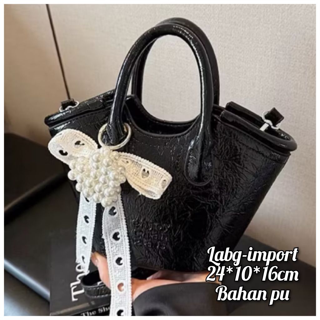 yantiboutique - Tas Selempang Wanita - Tas Tangan Wanita Import Labg - 5 Varian Warna (Cream/Pink/Hi