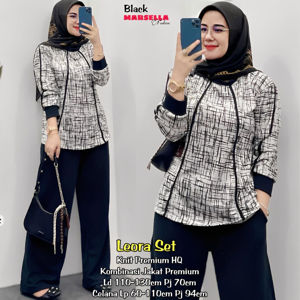 Setelan Terbaru Leora Setelan ORIGINAL MARSELLA