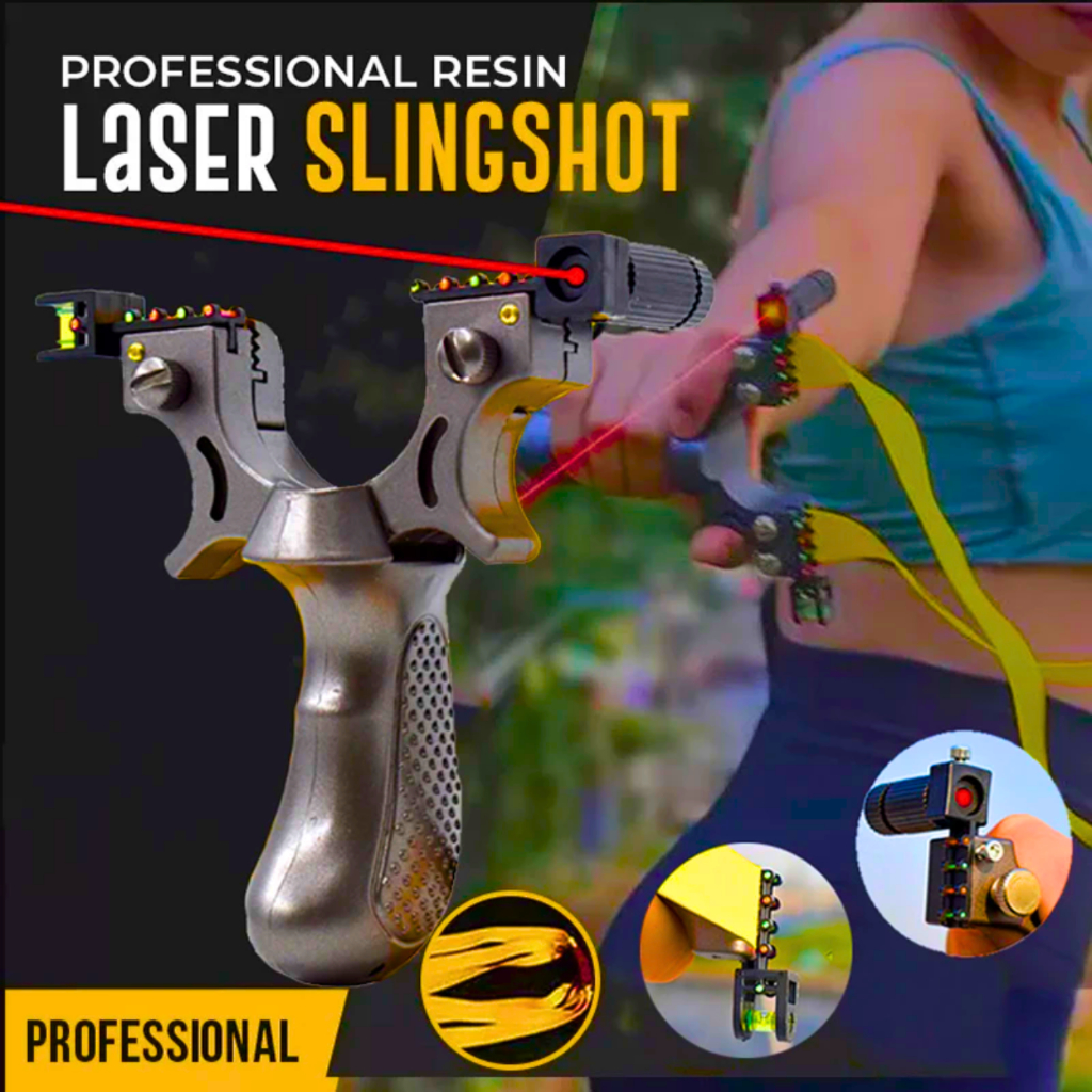 PROMO Ketapel Laser Slingshot Laras Panjang + Peluru 200 PCS
