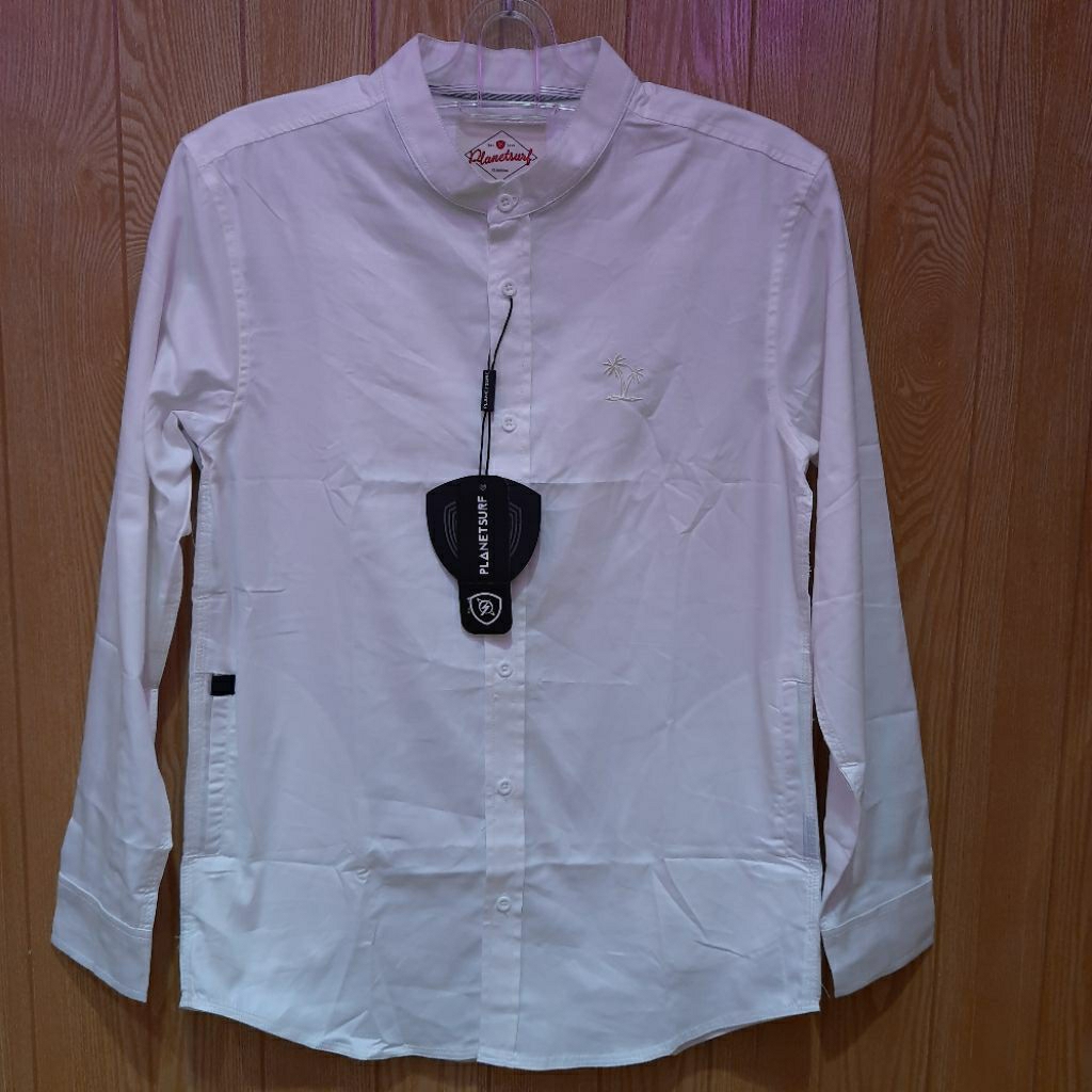 kemeja pria panjang Planet Surf original