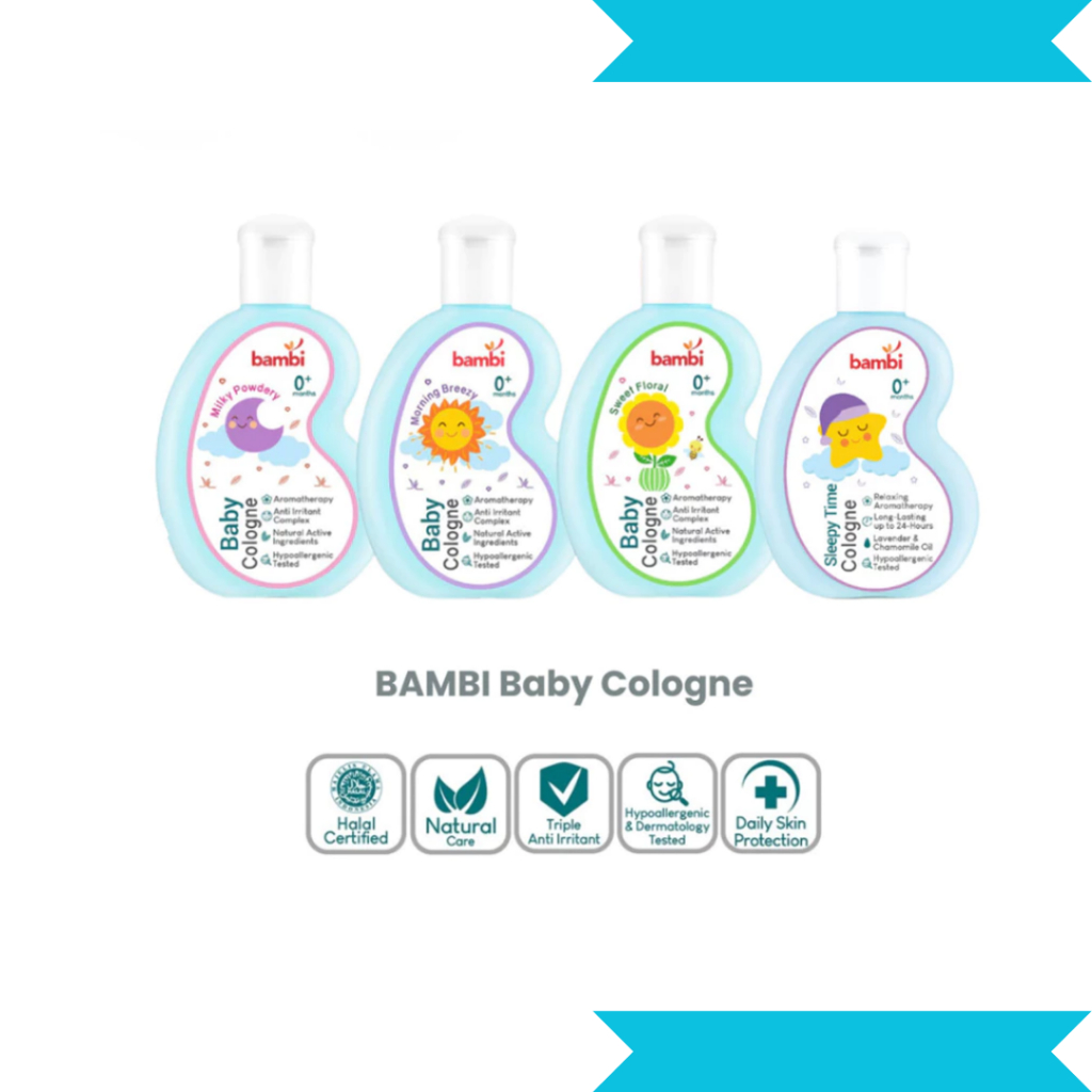 Bambi Baby Cologne 100ml | Parfume Bayi