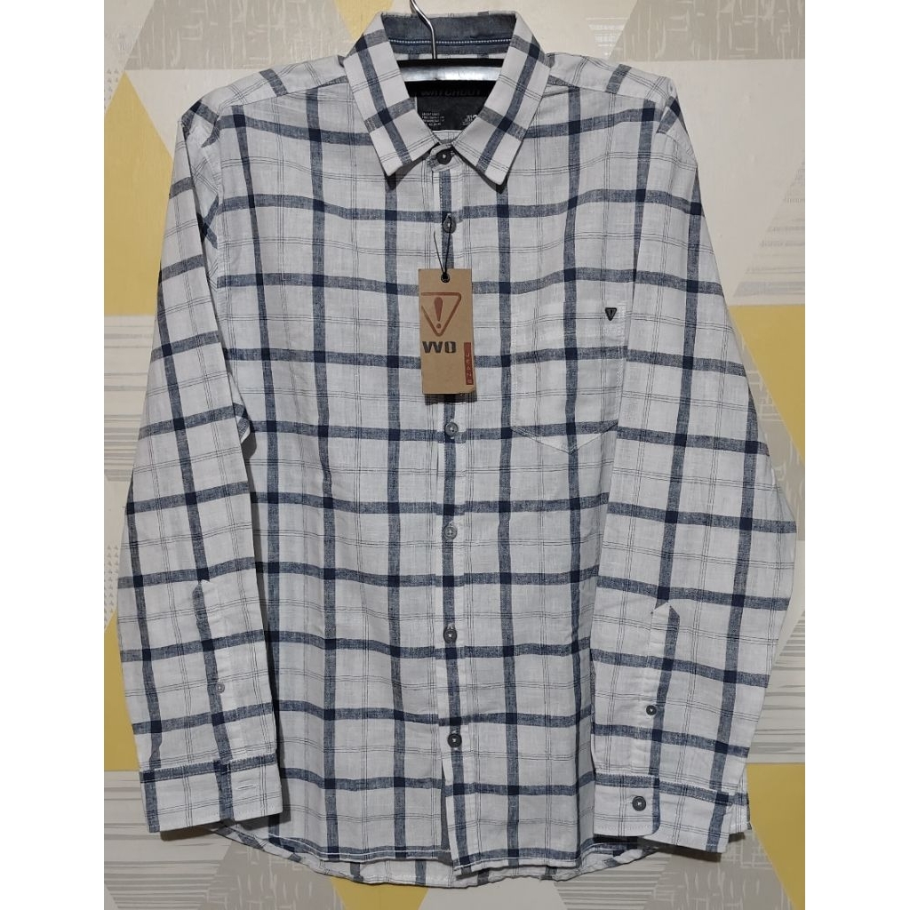 Kemeja Pria WATCHOUT original size XXL  (LD 118cm)