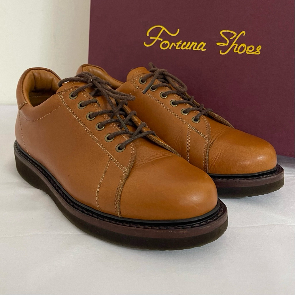 Size 40 Fit 39 | FORTUNA TAN CALF 25300 - Fullset Sepatu Boots Pria Preloved