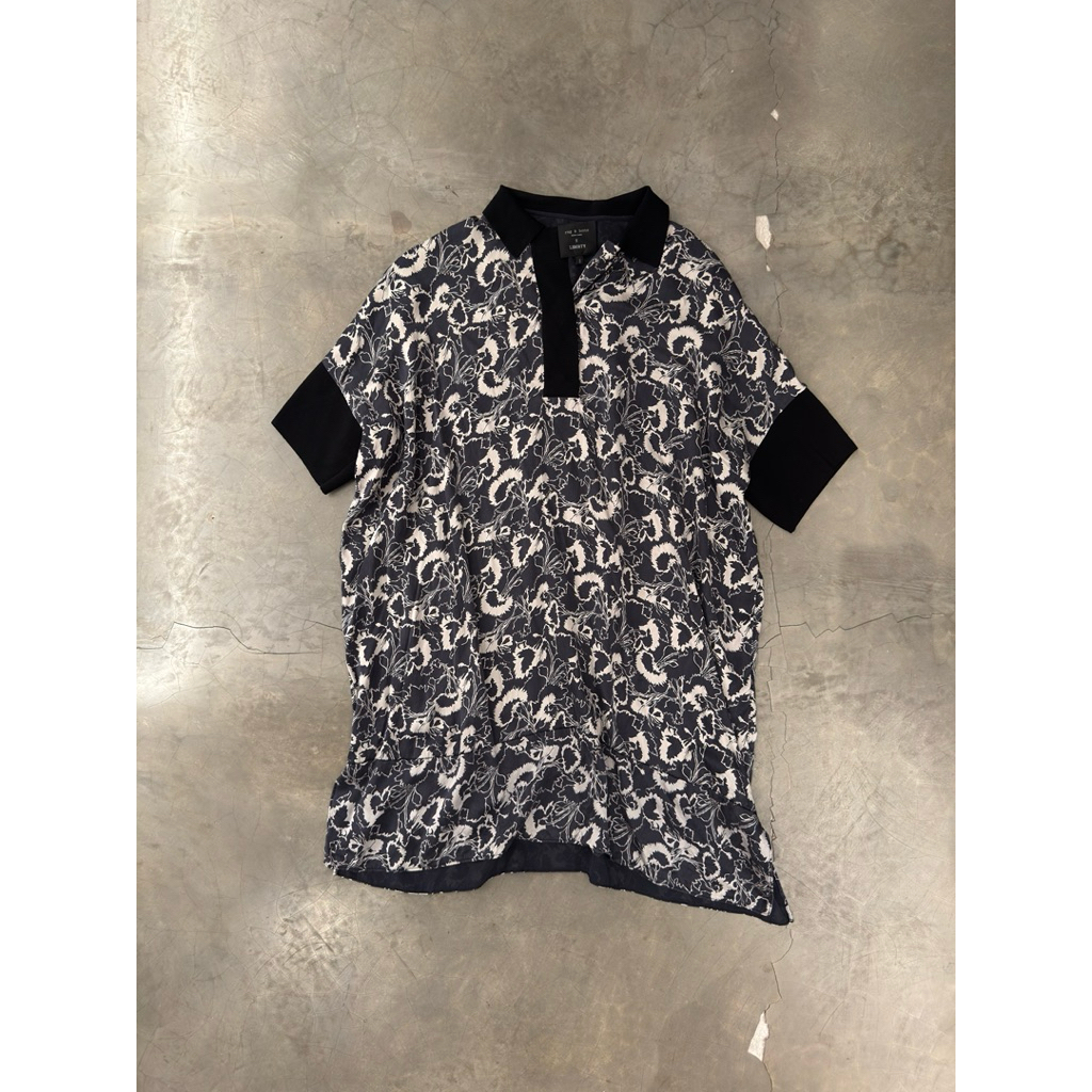 RAG & BONE Print Silk Shift Dress S