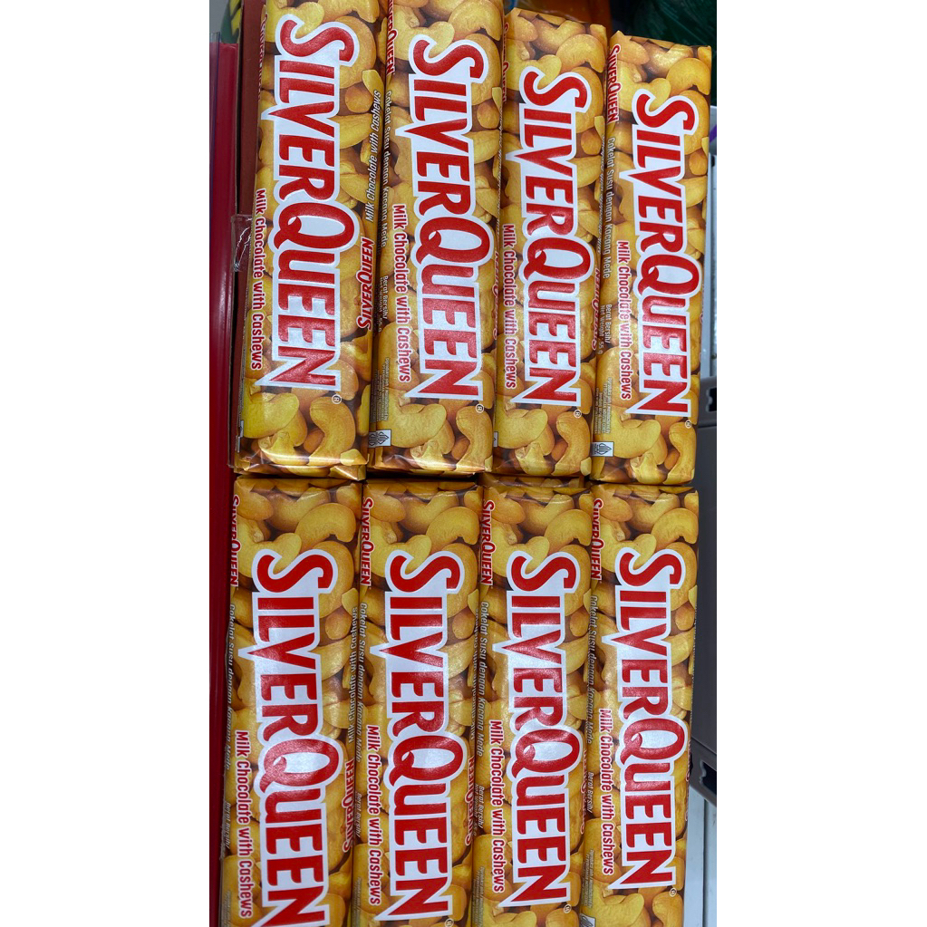 coklat silverqueen ukuran 55gr(besar)