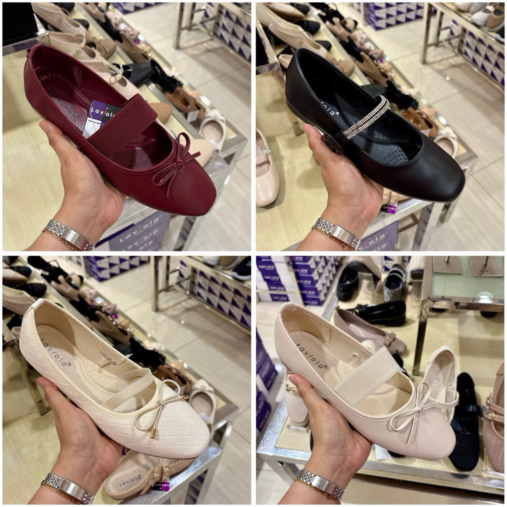 Laviola Sepatu Flatshoes Wanita Elegant buat Kerja LV003