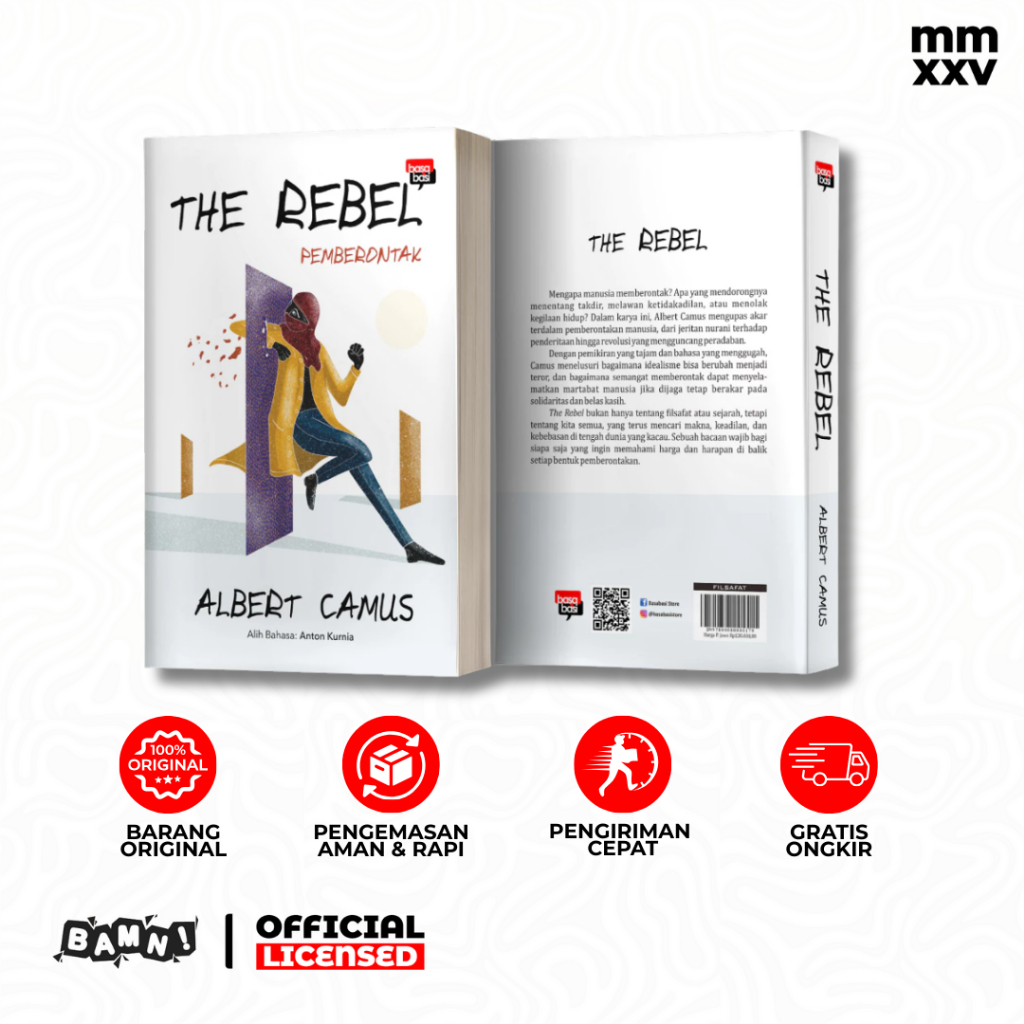 Buku The Rebel Pemberontak (Filsafat) Albert Camus - Basabasi