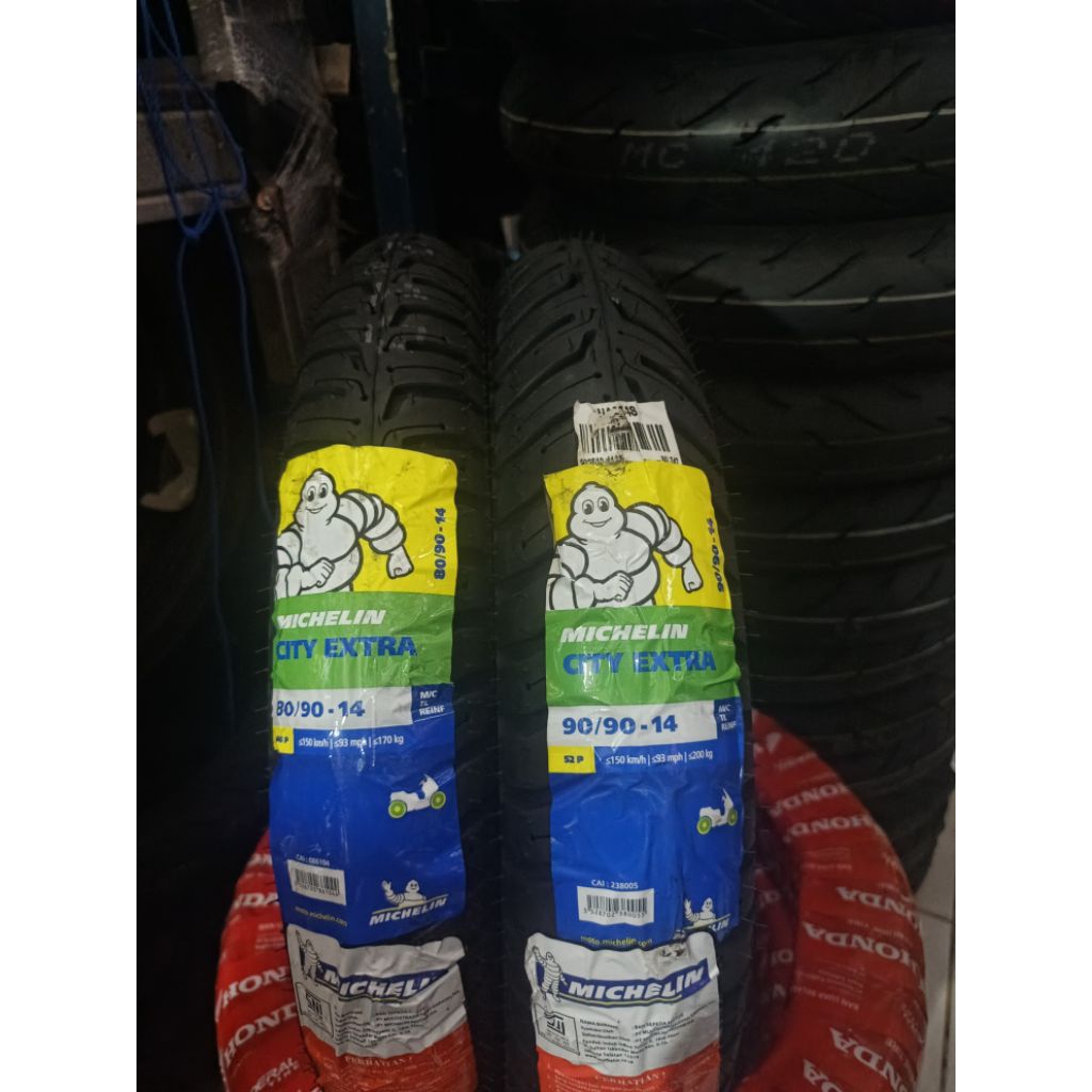 PROMO BAN MICHELIN TUBELESS MICHELIN PILOT STREET MICHELIN CITY EXTRA MICHELIN 80/90-14 , MICHELIN 9