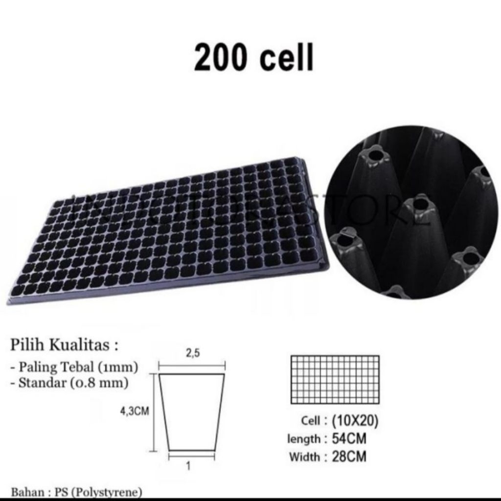 POTRAY SEMAY/ TRAY KETEBALAN 1mm Ada 4 Variyan - TERMURAH
