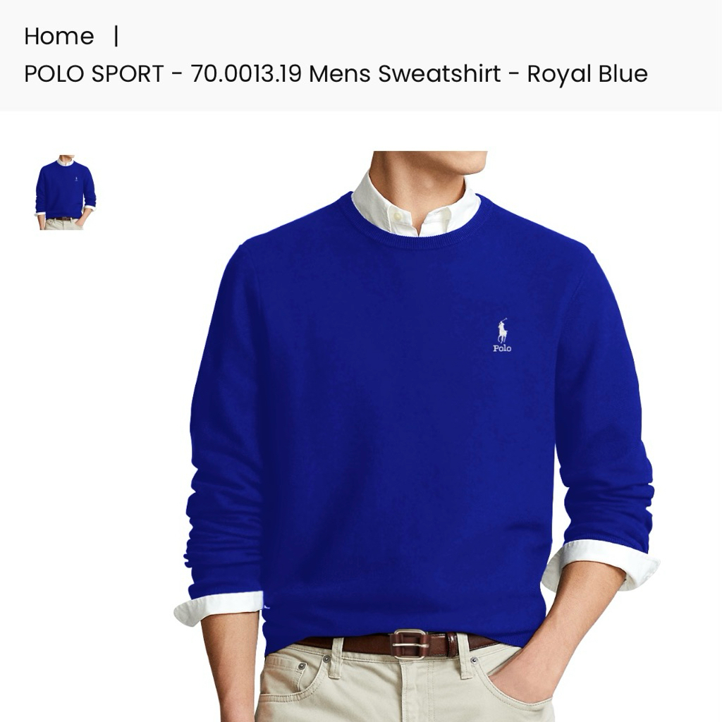 JASTIP POLO SWEATER UNISEX | ORIGINAL STORE 100% | FREE PAPERBAG ORI STORE