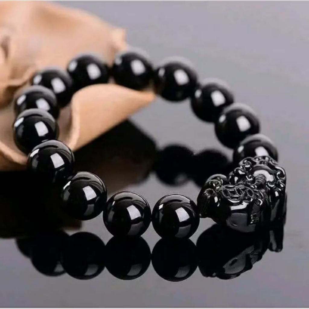 Gelang Black Pixue Bracelet bead 14mm