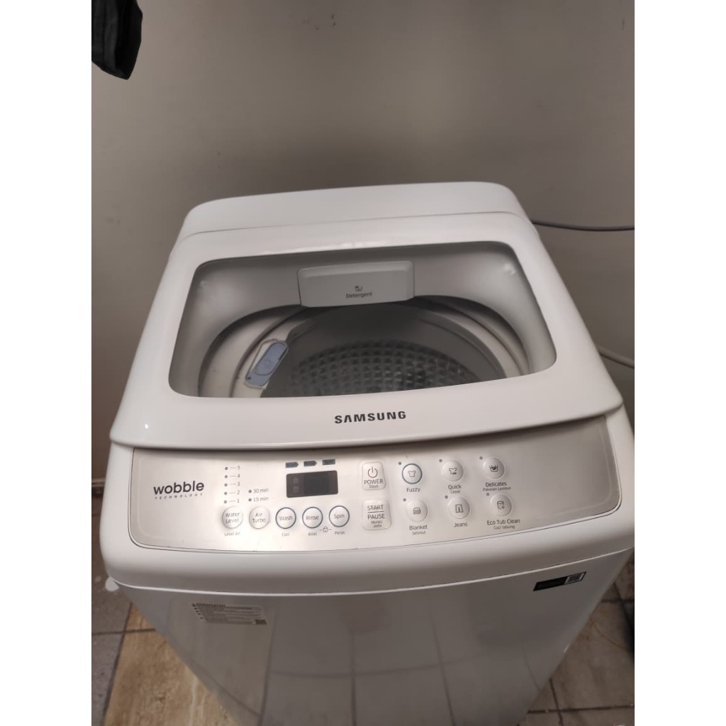Mesin Cuci Samsung WA70H4200SW 7kg Top Loading Bukaan Atas Wobble - Bekas Berkualitas