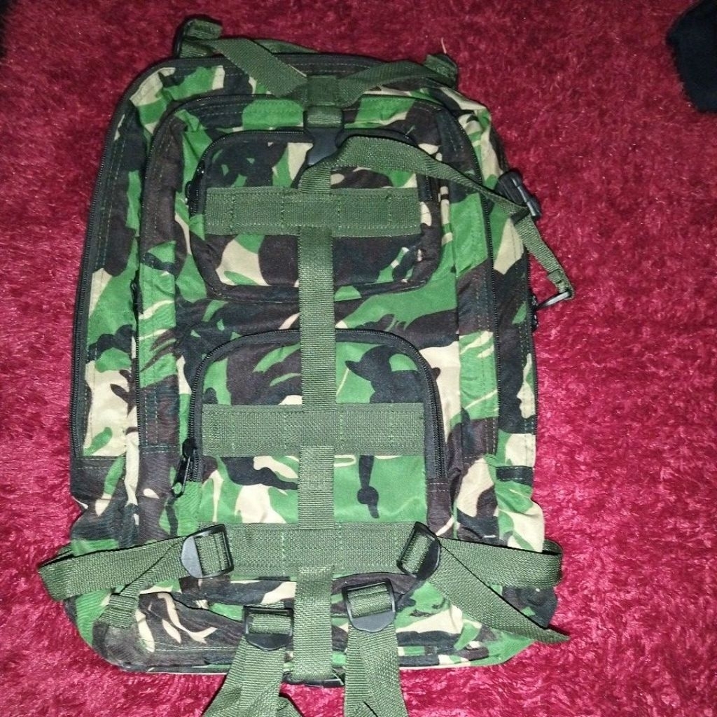 preloved tas loreng/tas traveling/ransel pria/tas punggung