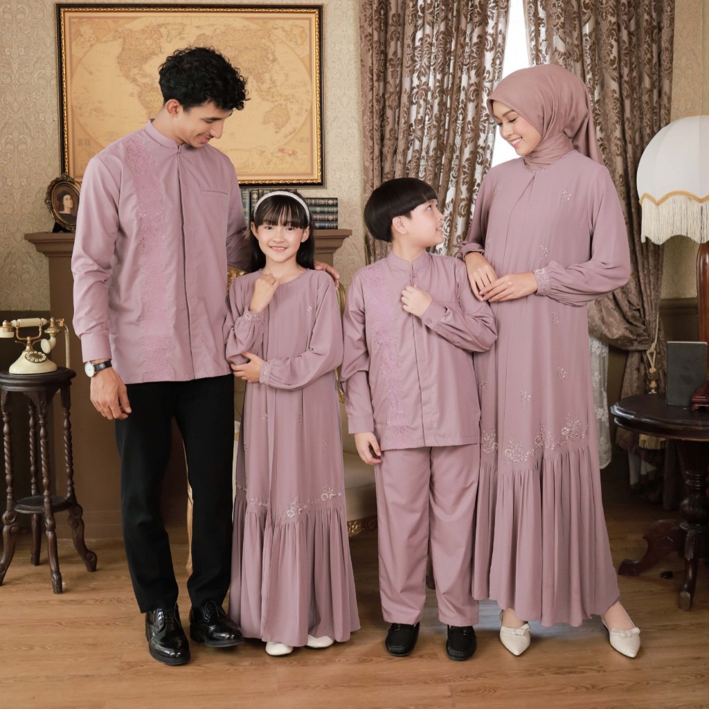 RAWDAH DRESS Gamis D-404 Nesty Collection - Gamis Muslimah Wudhu Friendly, Dress Muslimah, Dress/Gam