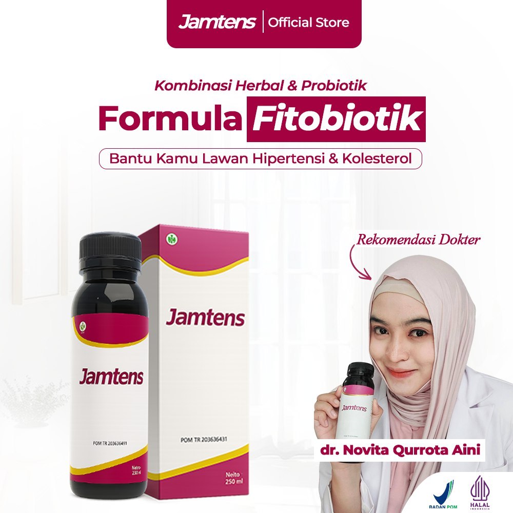 Jamtens Herbal Fermentasi FITOBIOTIK 1 Box Minuman Kombinasi Sirih Merah & Seledri Membantu Turunkan