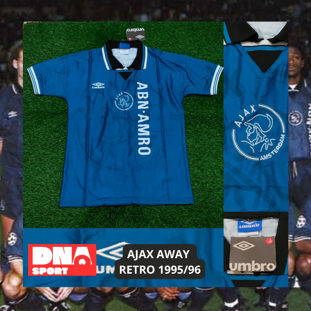 [Retro Classic] Jersey Ajax Away 1995/1996 Pria Dewasa Berkualitas