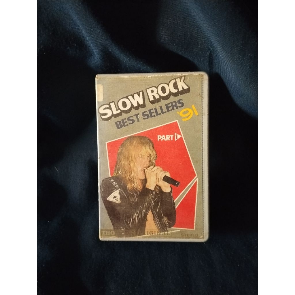 kaset pita slow rock 91. feat cinderella, tne cure, styx, queen, scorpion, rod stewart, chicago, the