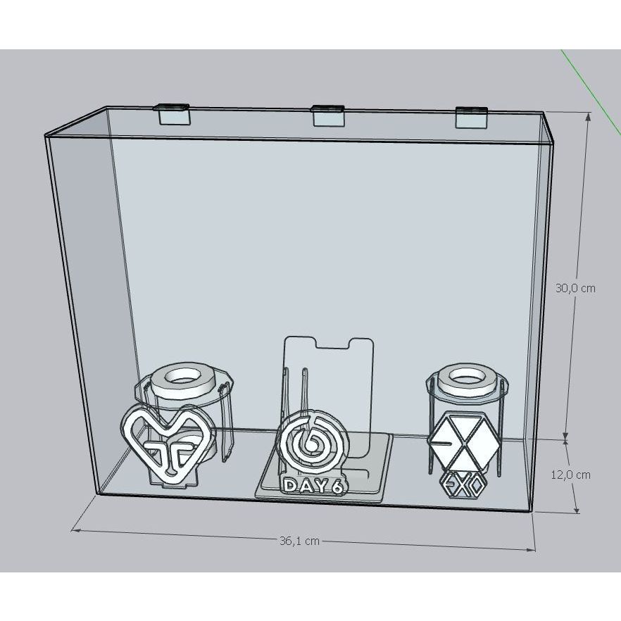 Rak Lightstick Akrilik Custom fiqihaisat / Rak Lightstick Akrilik Custom / Rak Lightstick Akrilik