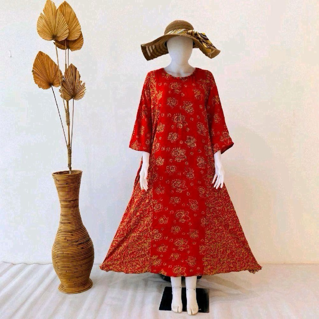 Laurella - Setdress Abaya Jumbo Batik Pekalongan