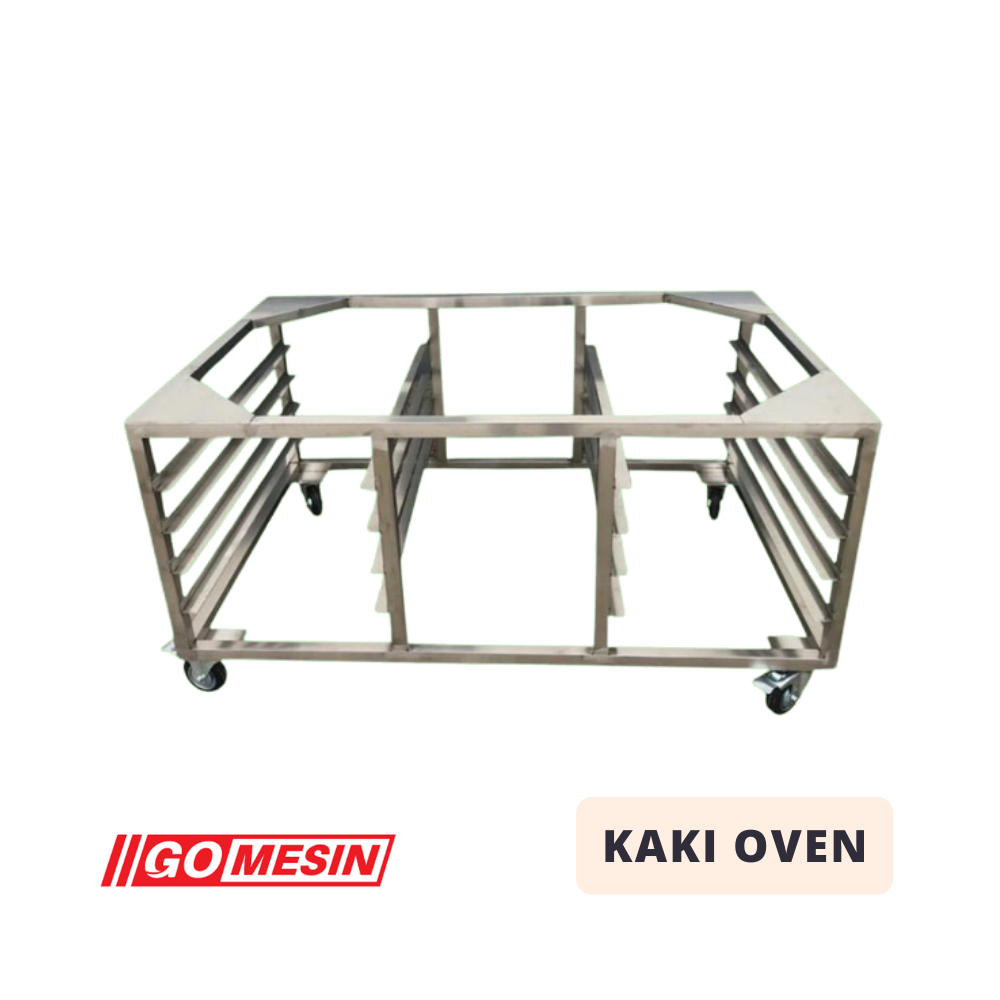 MEJA OVEN 1 DECK 2 TRAY STAINLESS KNOCKDOWN