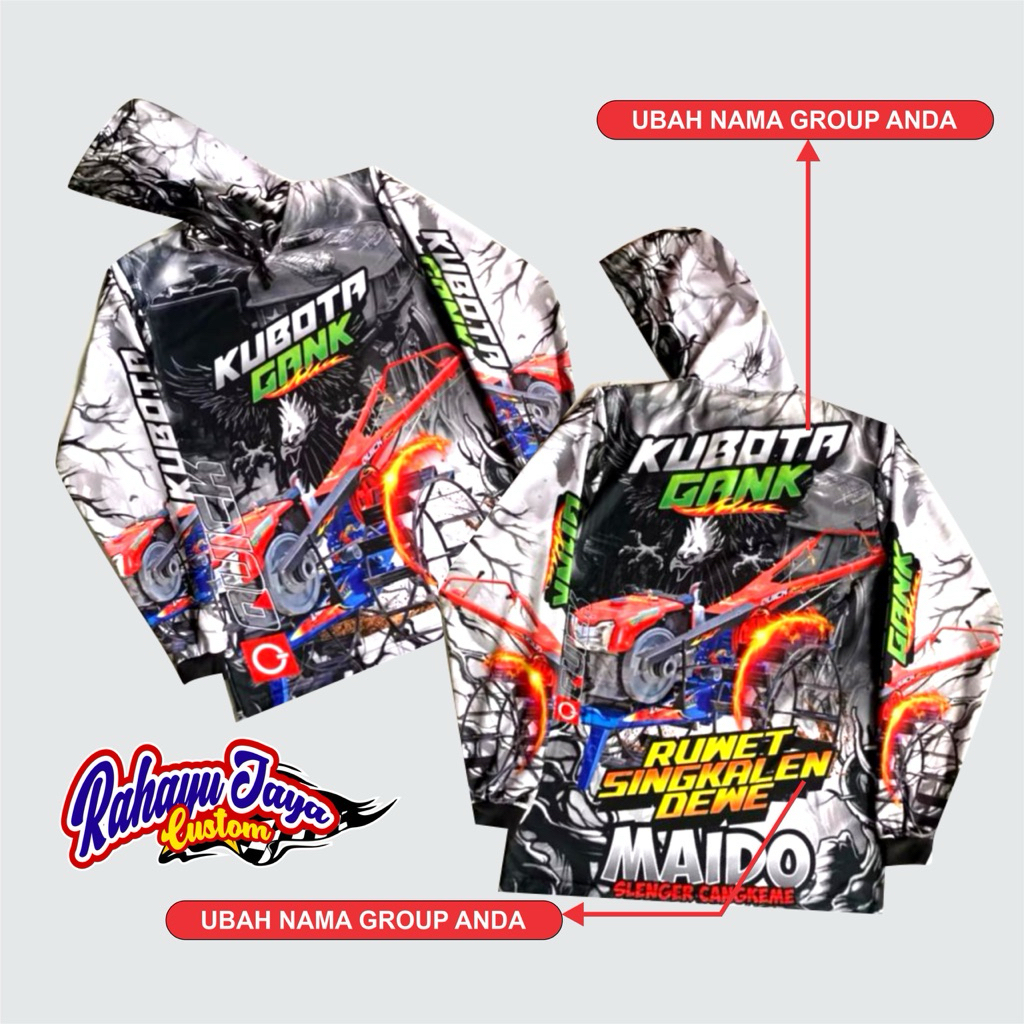 Jersey traktor Kubota gank original // kaos traktor Kubota original premium
