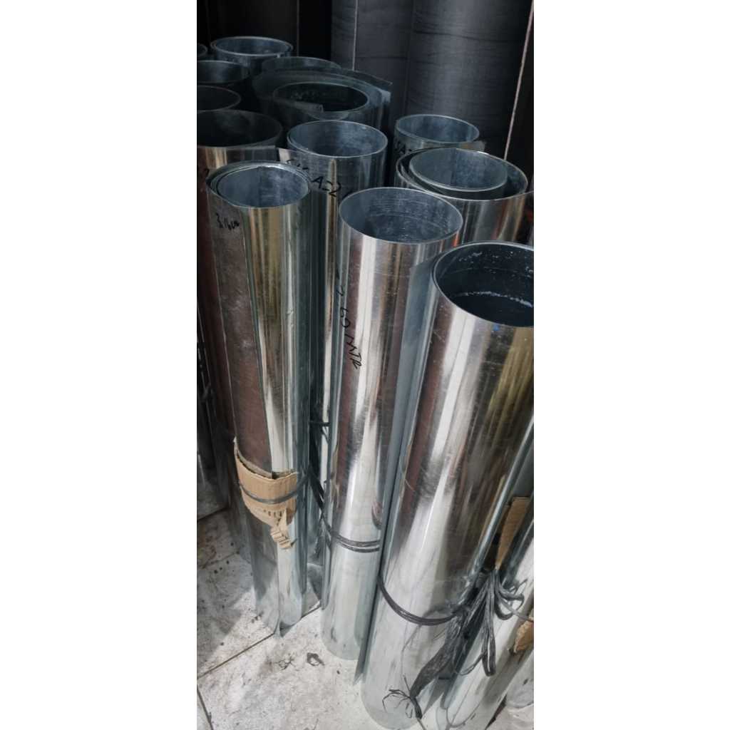 Seng talang lembaran / seng polos lembaran tebal 0.2mm / seng plat lembaran bidang 90cm x panjang 2,