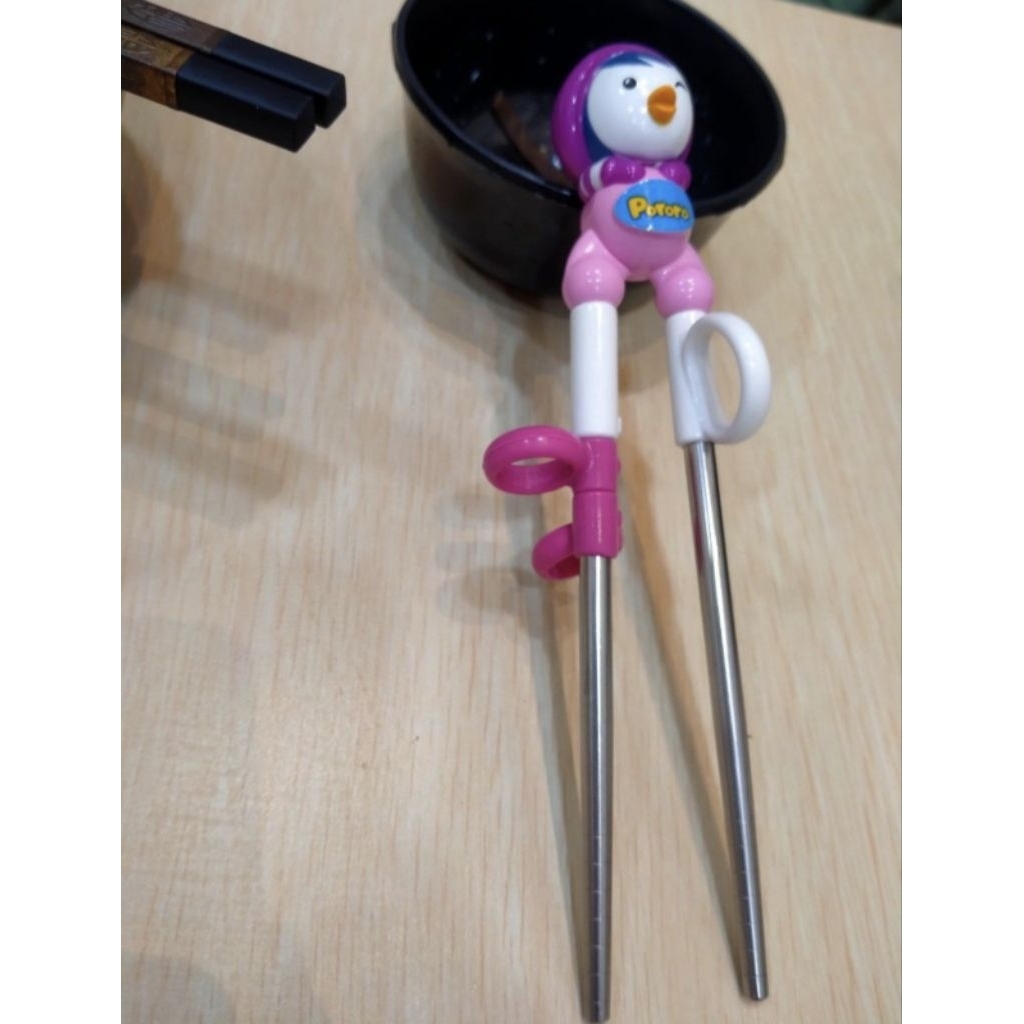 sumpit anak belajar jepit asli Korea