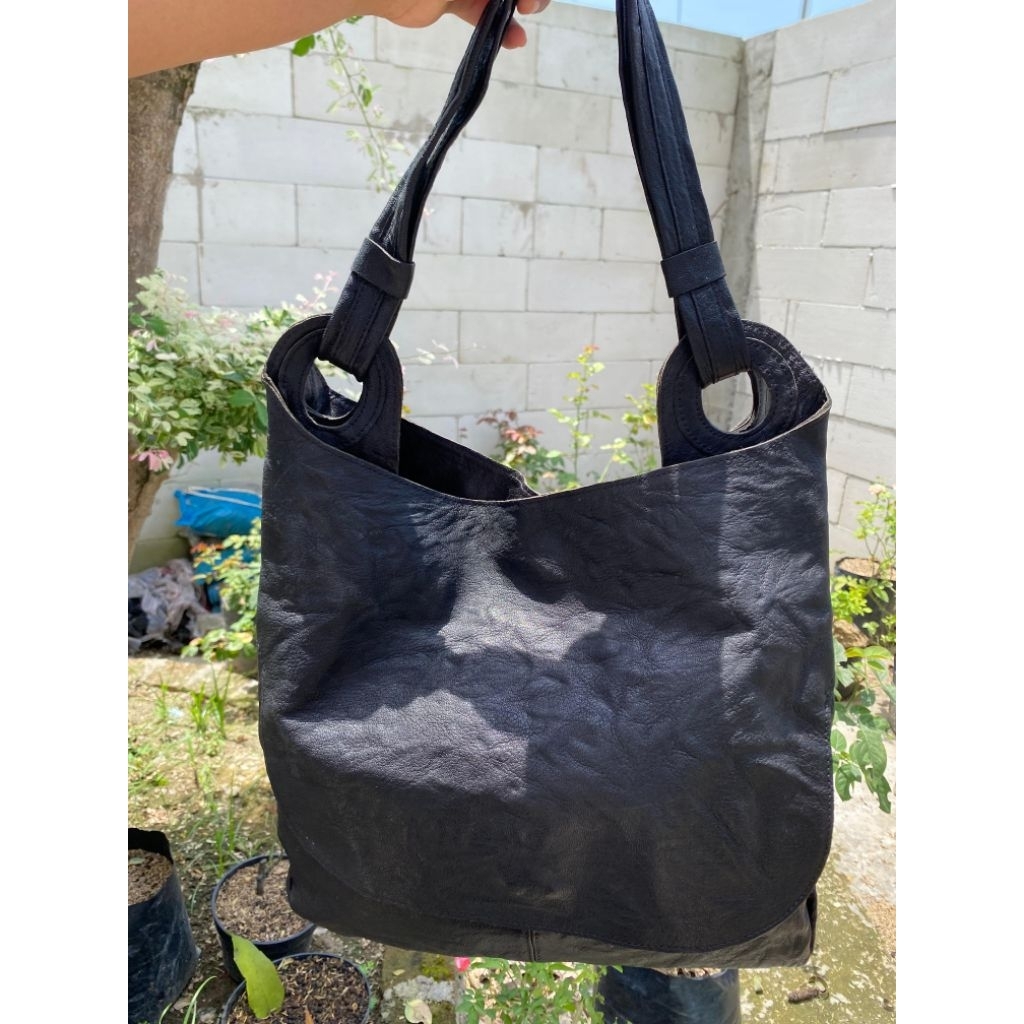 Hobo Bag Genuine Leather