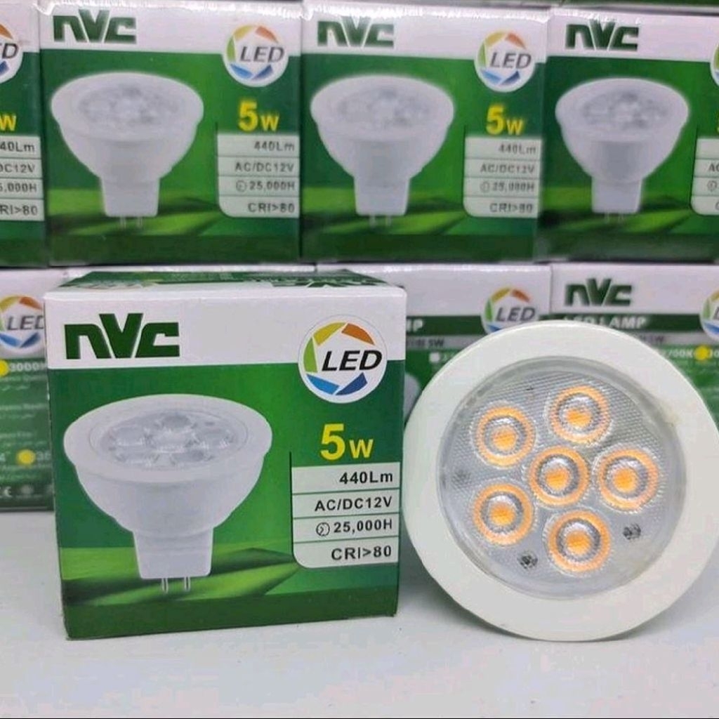 NVC LED MR16 5W 2700K 12V