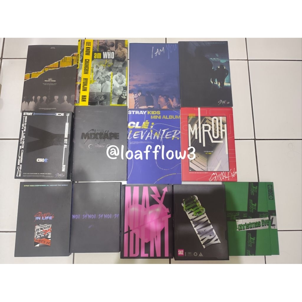 Album Only Straykids - PC Photocard Han Jisung yellow wood i am who i am you mixtape i am not go mir