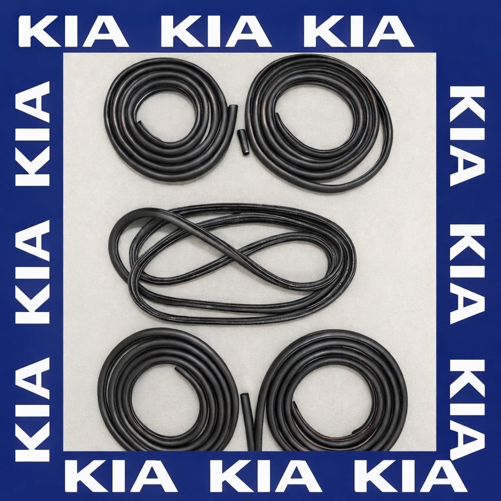 Karet balon bagian body pintu dan bagasi mobil KIA Rio Fullset 5 pcs Original