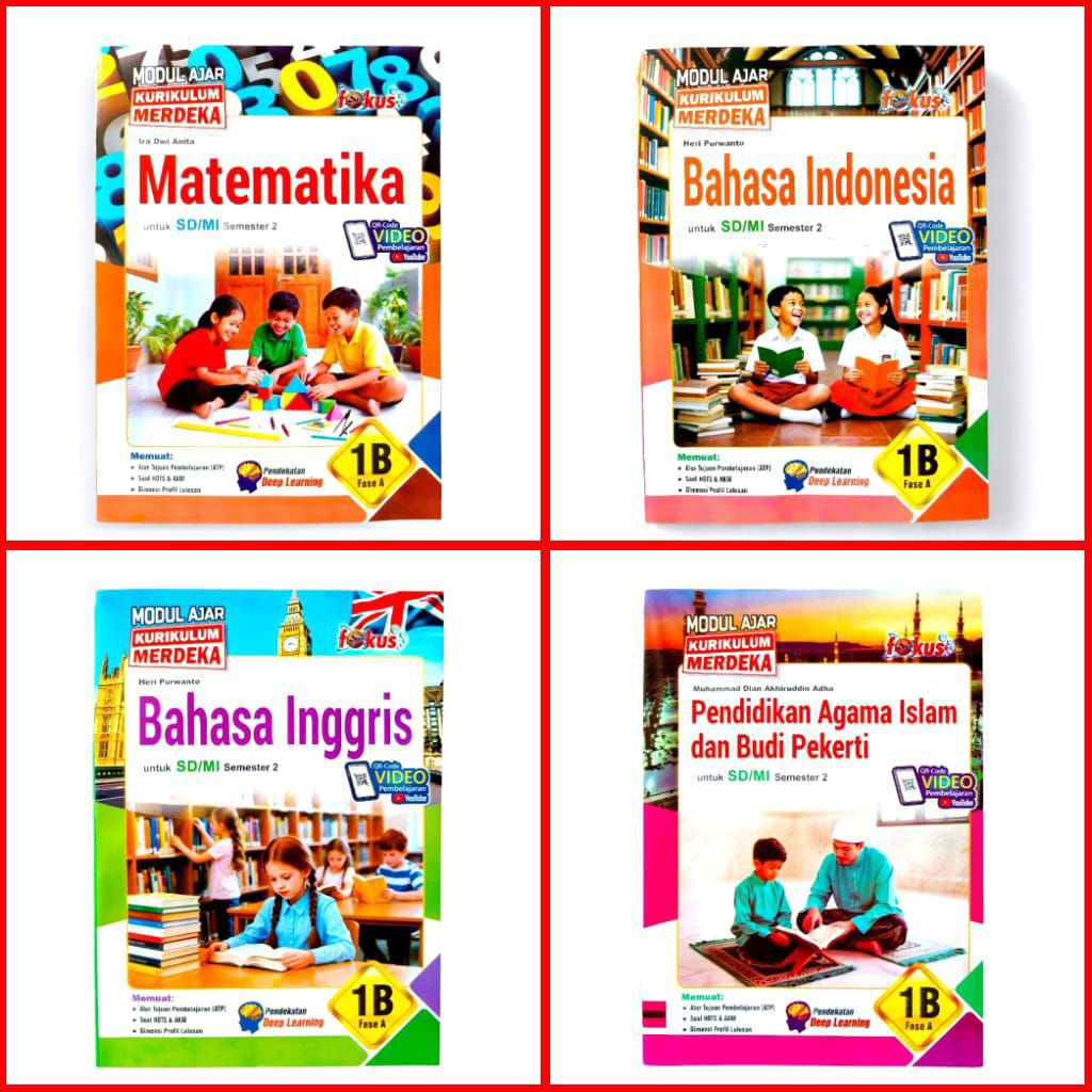 LKS Fokus Kelas 1 SD/MI Semester 2 Kurikulum Merdeka Terbaru 2026