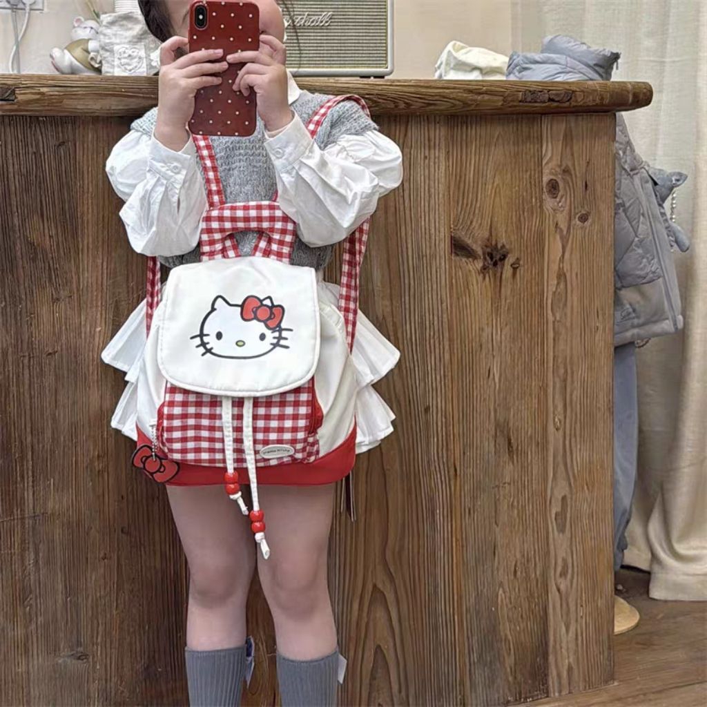 tas anak sekolah hello kitty original sd paud tk dewasa all size