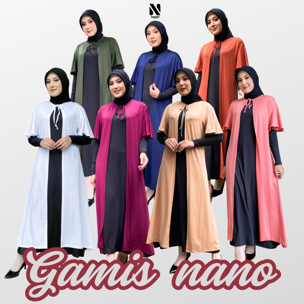 Nano Sportswear Outer Inner Wanita - Outer Inner Panjang - Fashion Muslim