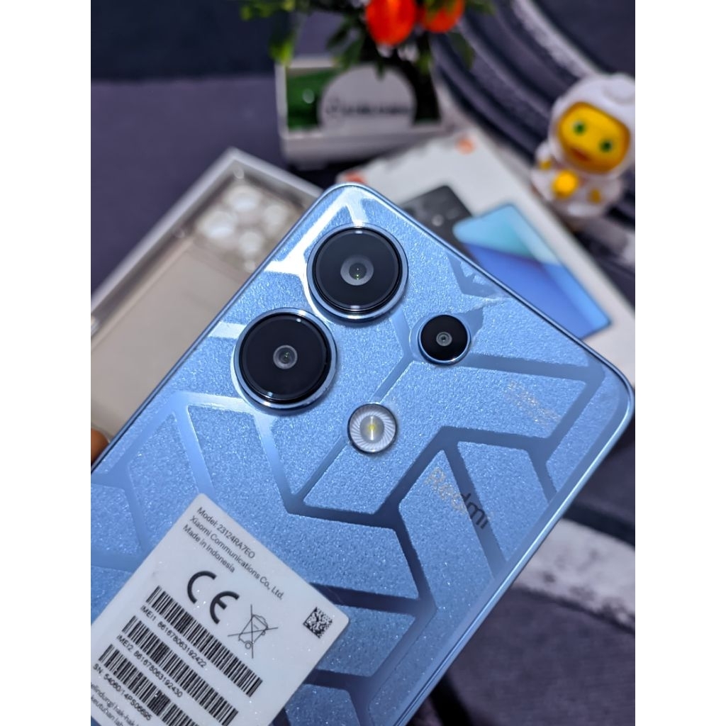 REDMI NOTE 13 4G RAM 8/256 SECOND FULSET ORIGINAL LENGKAP (minus dent di bawah konektor) yang lain a