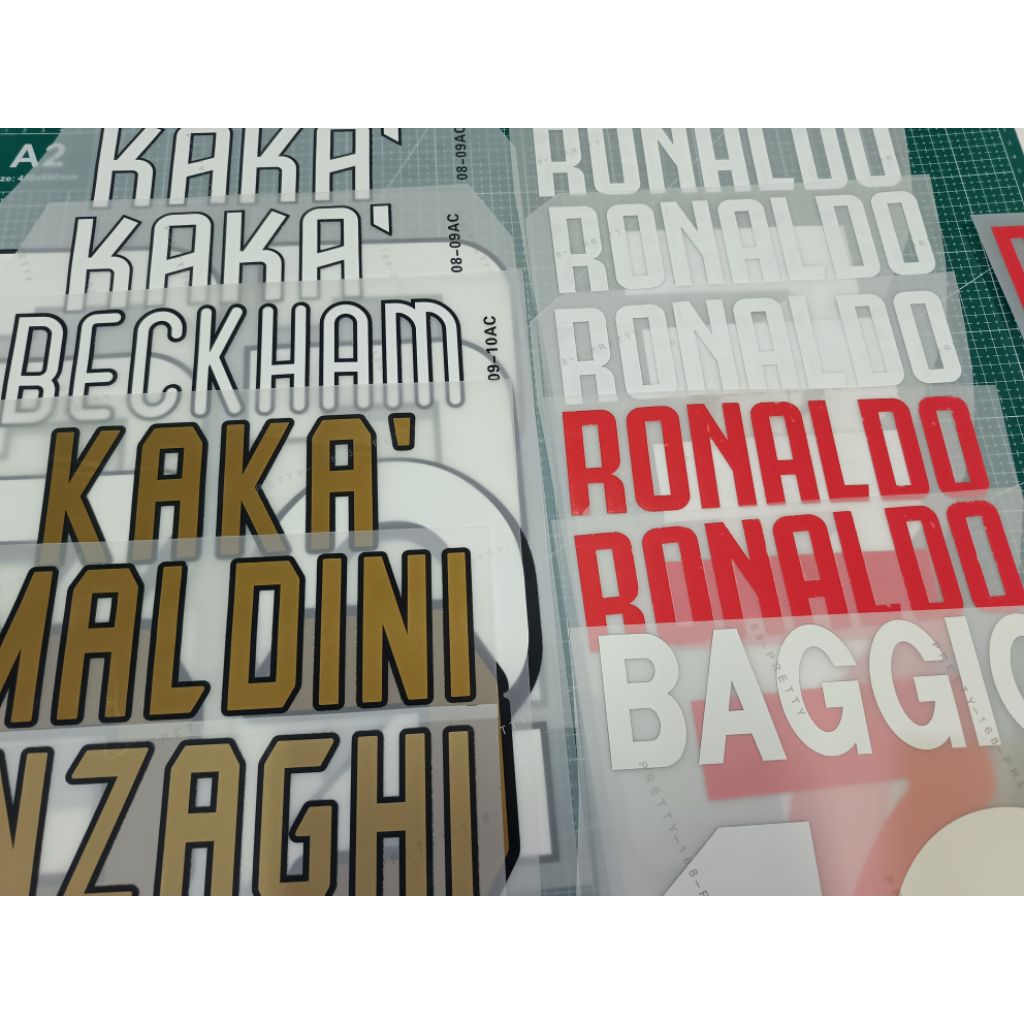 NAMESET RETRO SERIE A LIGA ITALY