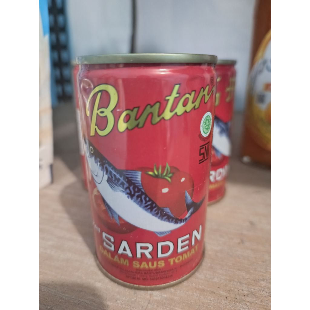 Sarden Botan 155gr - Sarden Botan Ikan Makarel dengan Saus Tomat, 155gr