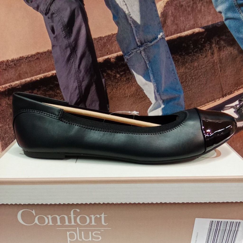 comfort plus claire flat shoes hitam original payless (size 36.5  SD  40.5)