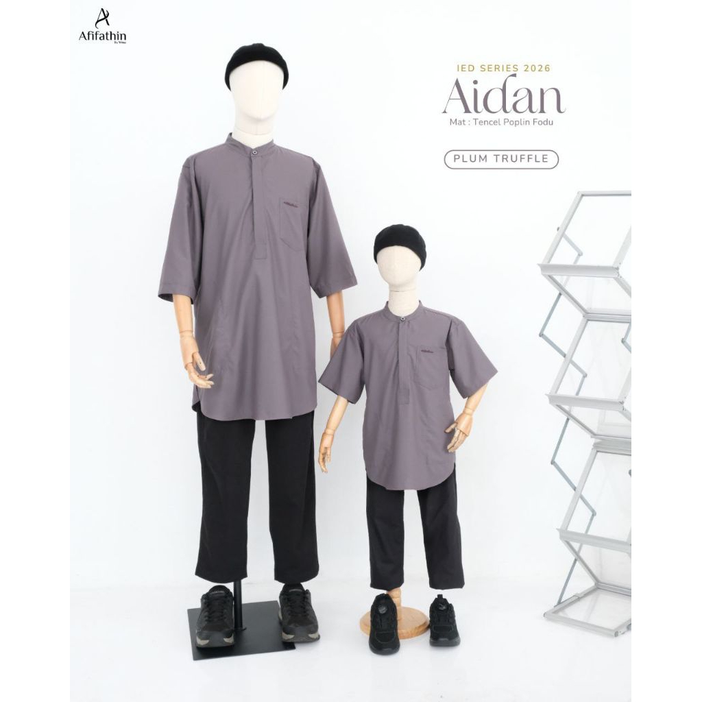 [AFIFATHIN] KURTA AIDAN DAD AND KIDS | SARIMBIT IED SERIES AFIFATHIN