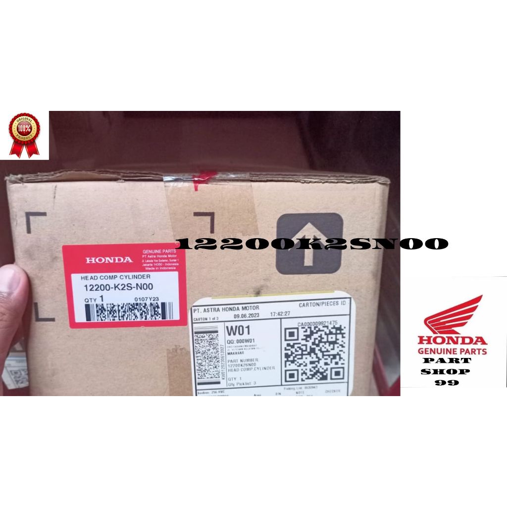 ORI-KOP / Blok Head, CYlinder Head Honda Vario 160 K2S 12200K2SN00
