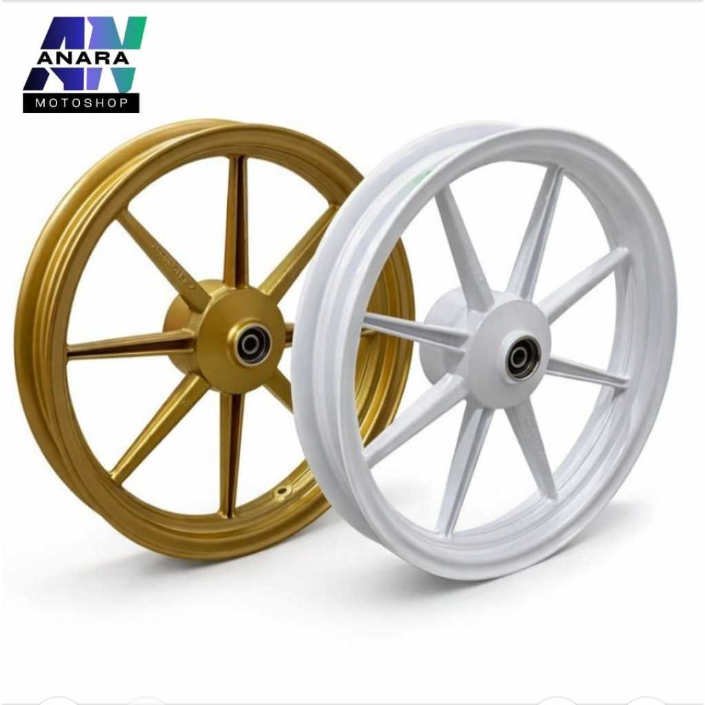 VELG RCB SP811 VARIO 125 150 PALANG 8 P8 VELG RCB VARIO 125 VARIO 150 PALANG 8 PUTIH / GOLD RCB SP 8