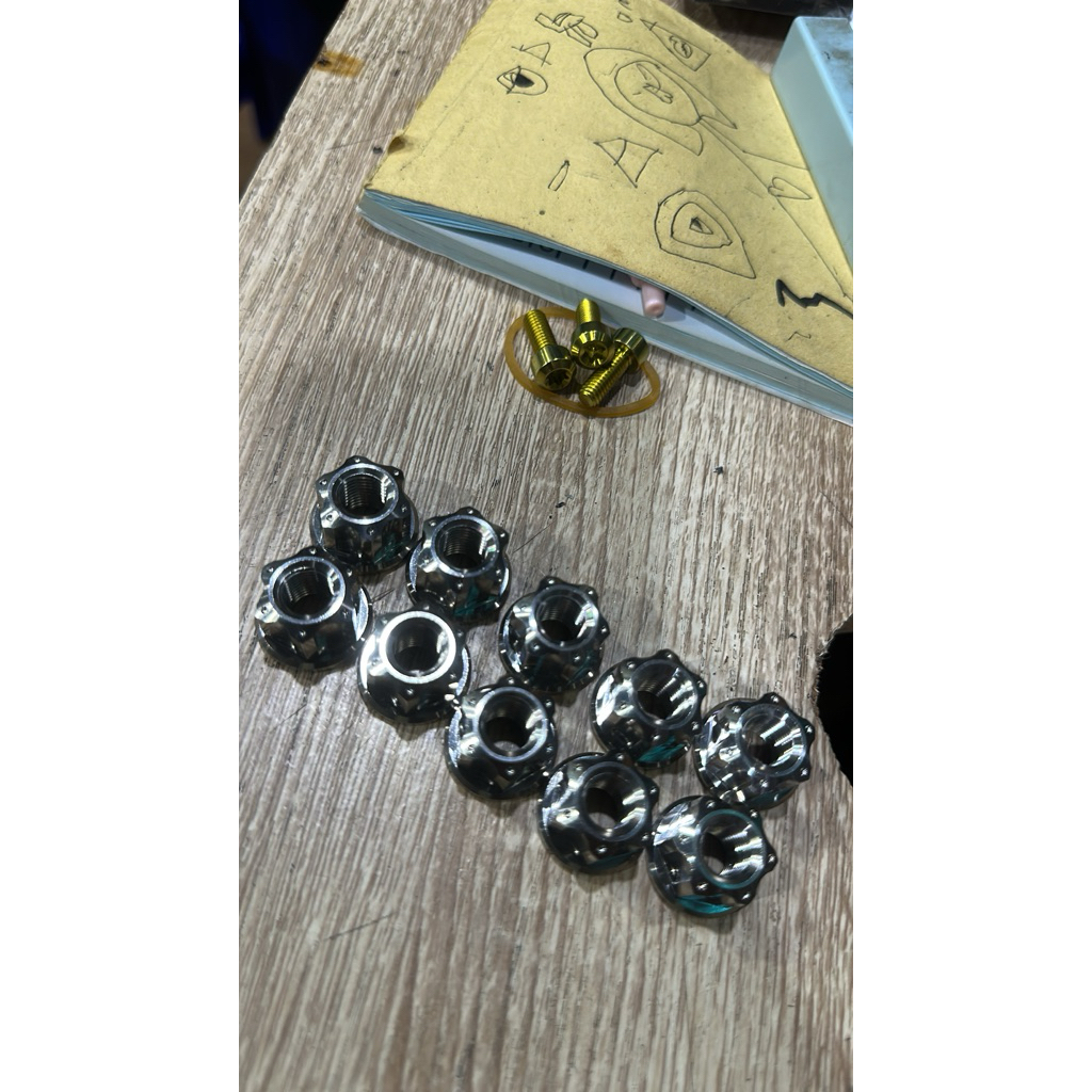 Mur Titanium M10 Mur Drat 14 Original Titanium Gr 5