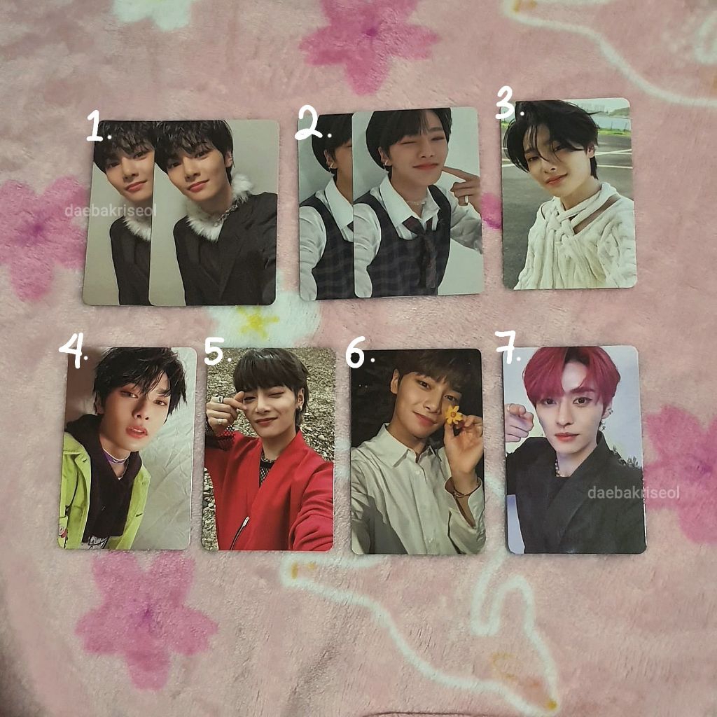 stray kids skz official jeongin lee know photocard