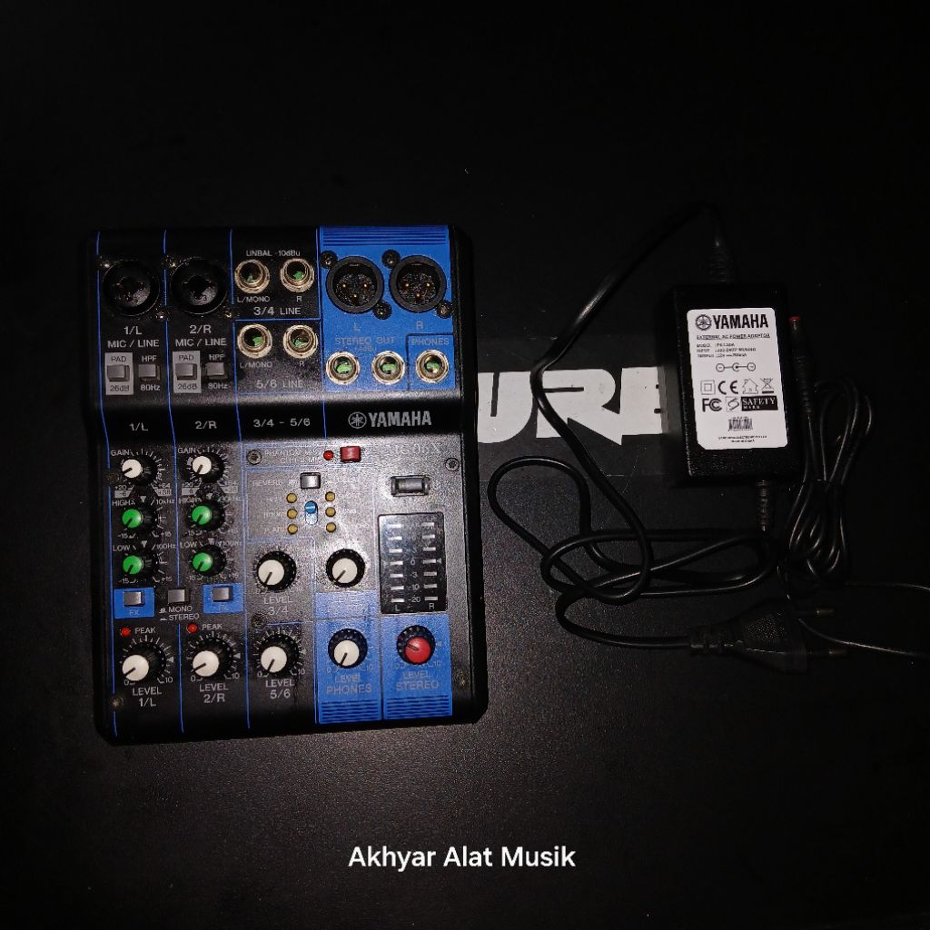 Mixer yamaha MG06X Original Made in Malaysia Adaptor Non Ori