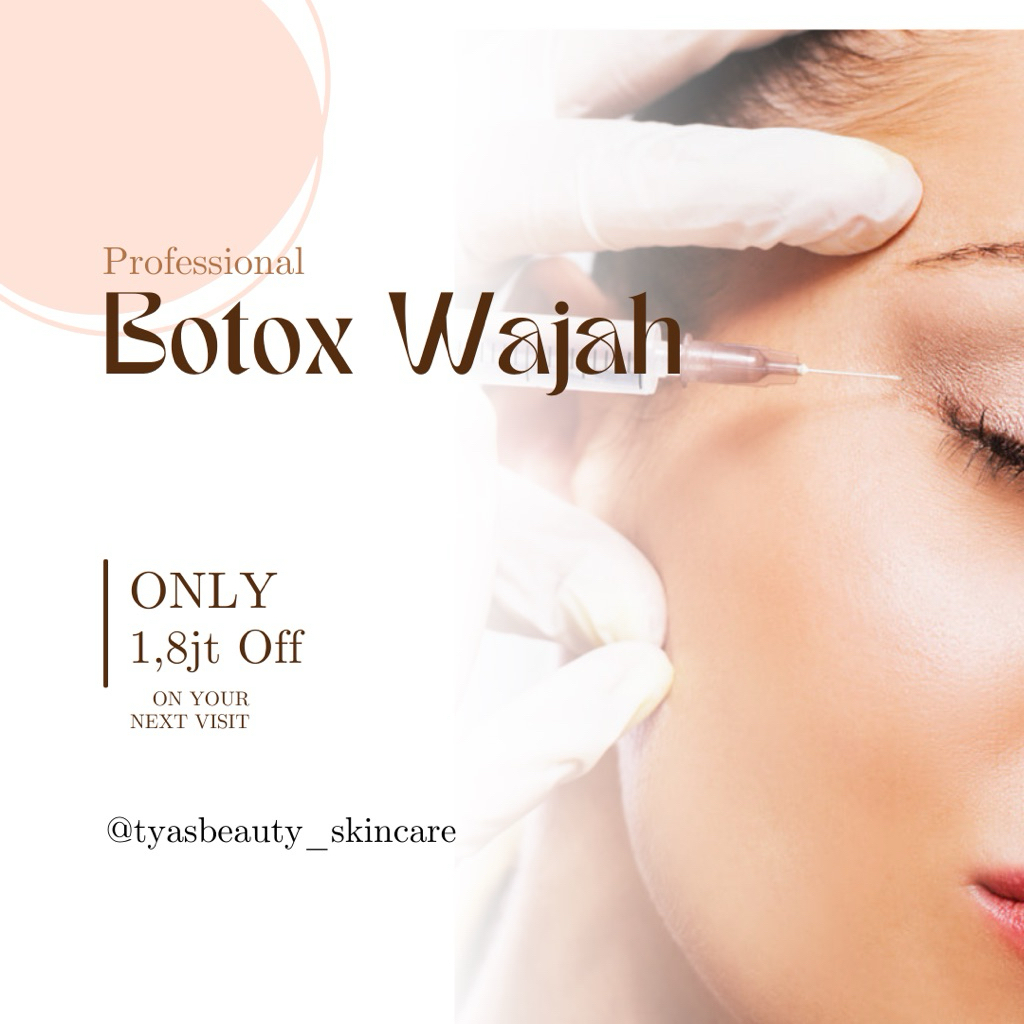Botox wajah 100 unit