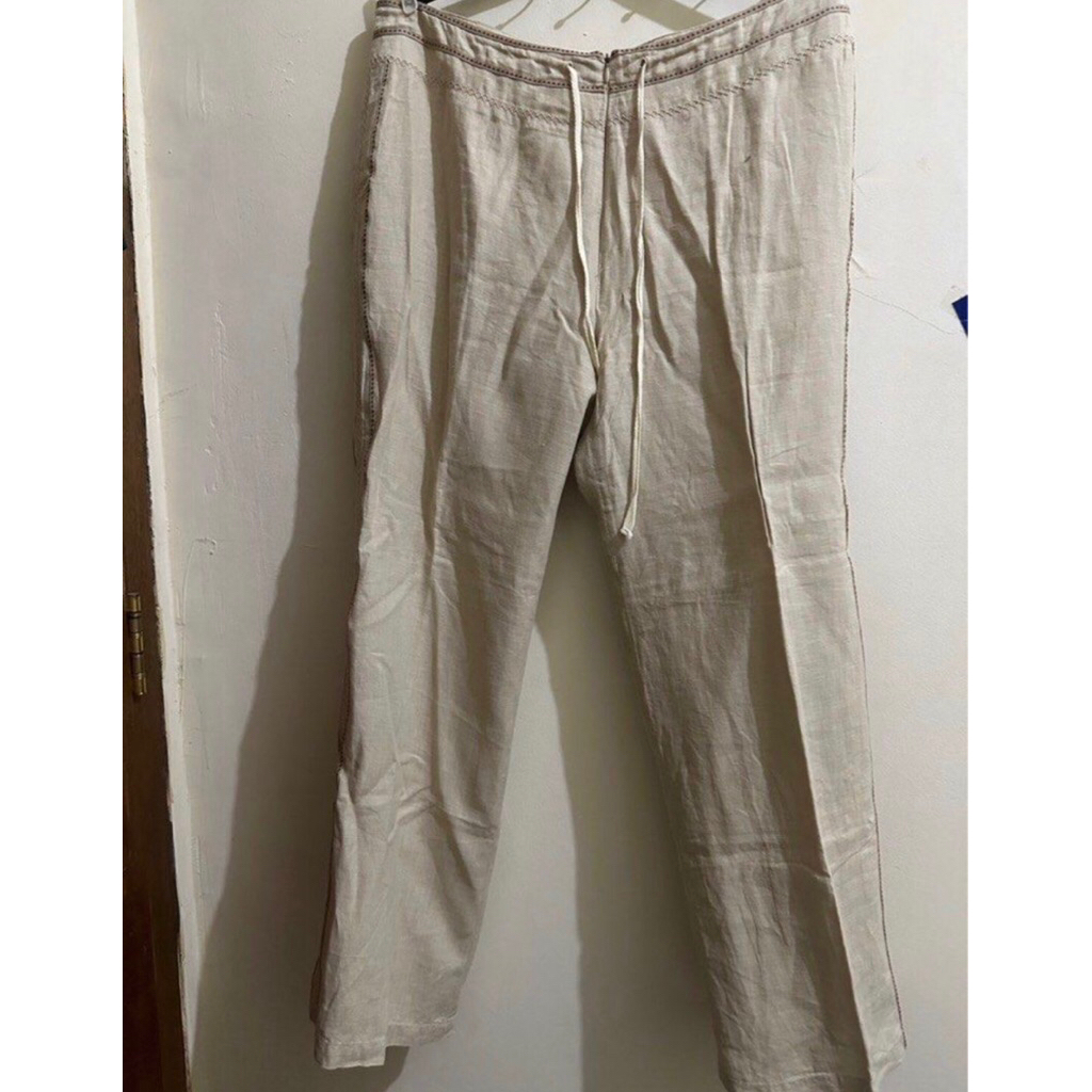 celana linen preloved