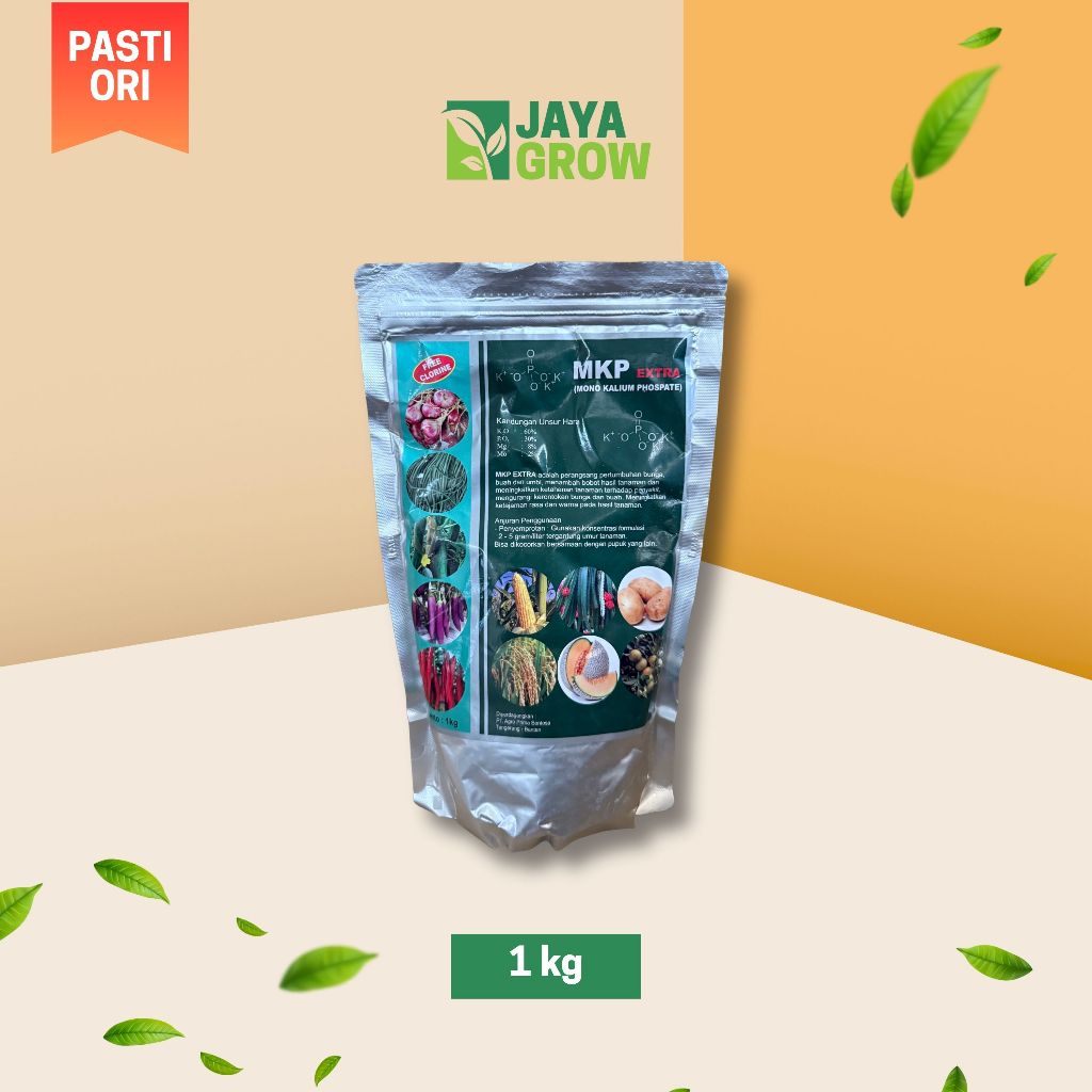 MKP EXTRA | Mono Kalium Phospate | Pupuk MKP | K2O 60% P2O5 30% + Magnesium & Molibdenum | Perangsan