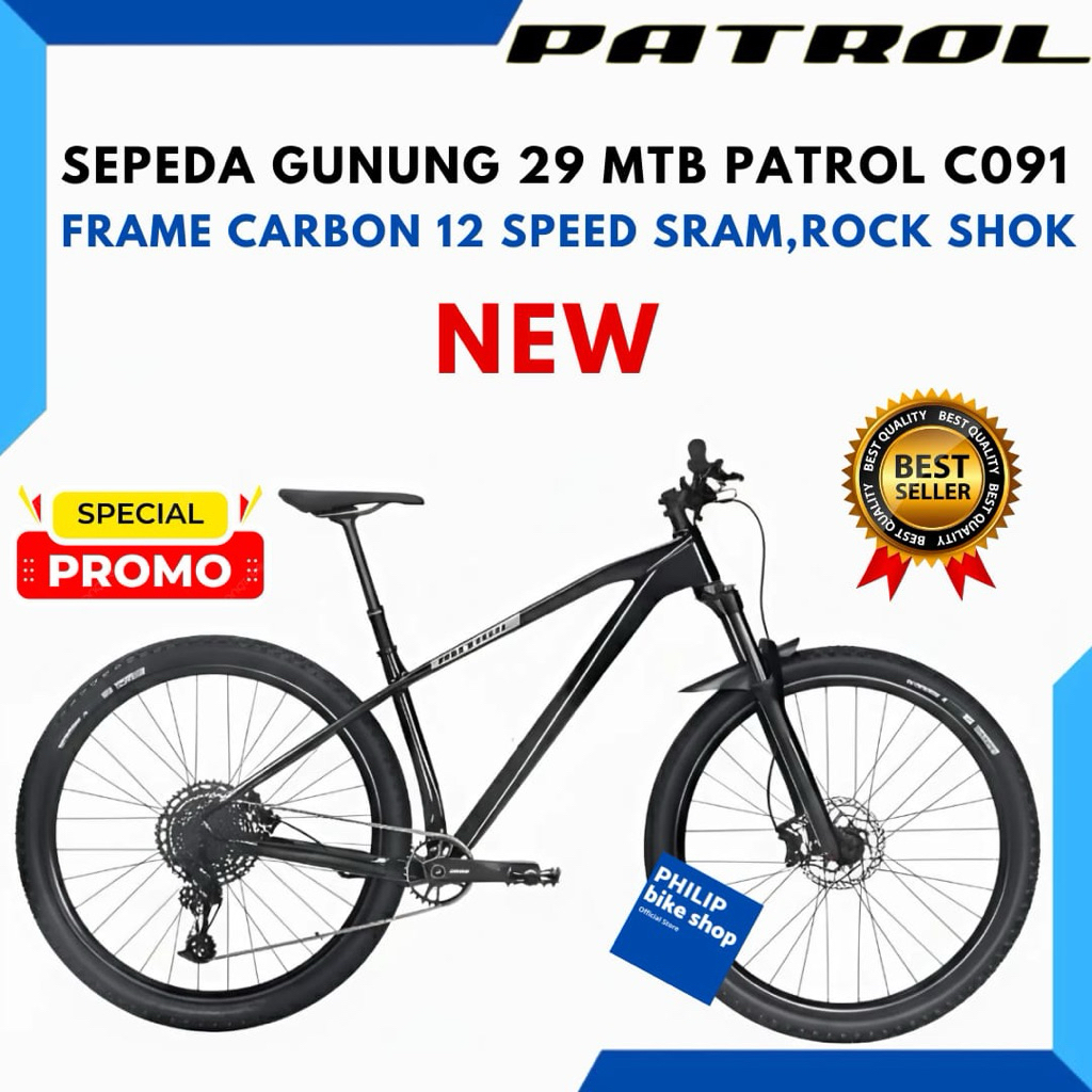 Sepeda Gunung 29 MTB Patrol C091 New