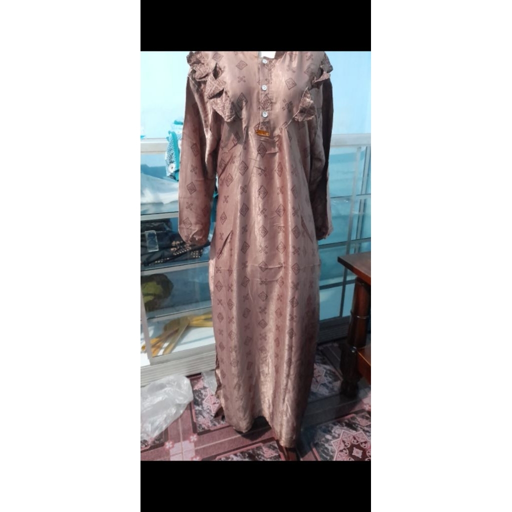 GAMIS SILK PREMIUM//GAMIS LEBARAN//GAMIS MEWAH